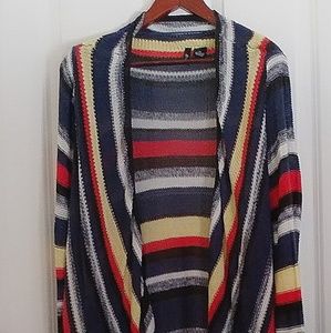 Open Front Knit Maxi Sweater